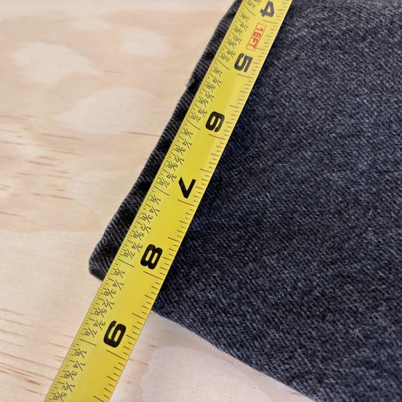 Y2K Rustler Jeans Mens 38x29 Black Denim Charcoal Wash Straight Leg Casual Pants - Picture 6 of 9